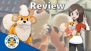 Pokémon Build a Bear Growlithe Review [upl. by Wack]