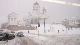 Winter in Helsinki Finland [upl. by Doerrer621]