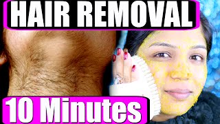 In 10 Minutes How To Remove Facial Hair Permanently At Home  SuperPrincessjo [upl. by Enyaht]