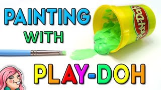 Painting with PLAYDOH [upl. by Sirromal56]