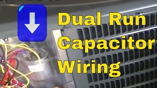 HVAC Training  Dual Run Capacitor Wiring [upl. by Keslie]