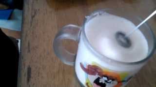 Aerolatte Review Frothing Cold Milk In Under 1 Minute [upl. by Steffin]