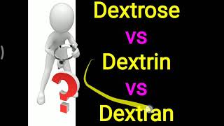 Dextrose vs Dextrin vs Dextran [upl. by Rramed]