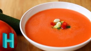 How to Make Gazpacho Recipe  Hilah Cooking [upl. by Gadmann]