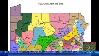 New Map Of Pennsylvania Legislative Districts Approved [upl. by Rimahs348]