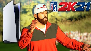 PGA Tour 2K21 on the PS5 is 😍 [upl. by Oir95]