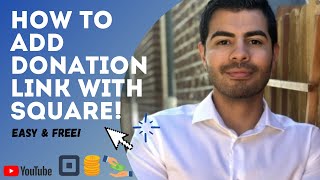 How To Add Donation Link With Square  Tutorial [upl. by Devaj]