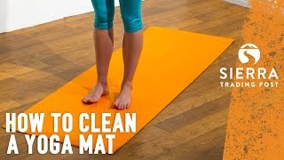 Yoga Mat  How To Clean amp Sanitize [upl. by Noemad]