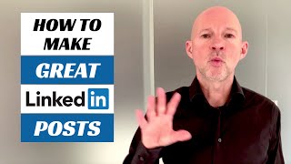 7 Ideas to Make GREAT LinkedIn Posts [upl. by Niko]