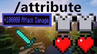 How to use attributes in Minecraft 116119 special items infinite healtharmor [upl. by Hong]