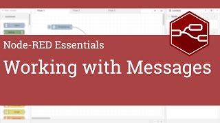 Working with Messages  NodeRED Essentials [upl. by Neggem929]