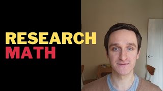 How to do Research in Mathematics [upl. by Llorrad]