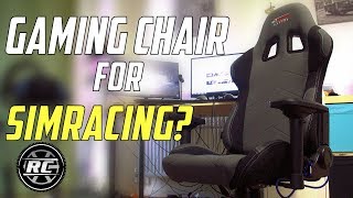 Sim Racing with a GAMING CHAIR  GTOmega Pro Racing Office Chair review [upl. by Anahsar728]