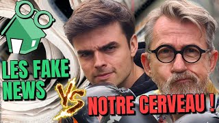 📱 FAKE NEWS VS CERVEAU 🧠 avec hugodecrypteactus [upl. by Pelaga]