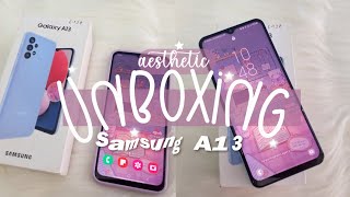 Unboxing Samsung Galaxy A13 ✨️ [upl. by Blum359]