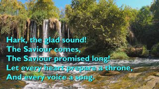 Hark the Glad Sound The Saviour Comes Tune Bristol  4vv with lyrics for congregations [upl. by Aihsercal]