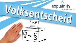 Volksentscheid einfach erklärt explainity® Erklärvideo [upl. by Shoifet]