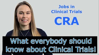 Basics  Part 16  Jobs in Clinical Trials CRA  Clinical Research Associate [upl. by Dotti]