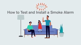 How to Test and Install a Smoke Alarm [upl. by Nolrev]