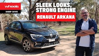 2021 Renault Arkana review  Wheels Australia [upl. by Nirad]