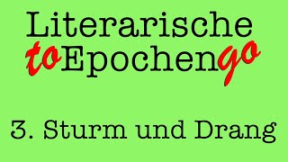 Sturm und Drang to go Die literarische Epoche in 45 Minuten [upl. by Einaoj170]