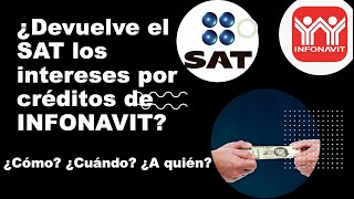 ¿DEVOLUCIÓN DE INFONAVIT POR EL SAT  ¿QUÉ ES ¿QUIÉN PUEDE PEDIRLA  DECLARACIÓN ANUAL 2021 [upl. by Hoag]