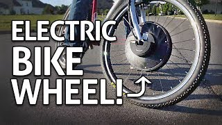 Easy  Cheap eBike Motorized Wheel Conversion Kit REVIEW [upl. by Hays597]